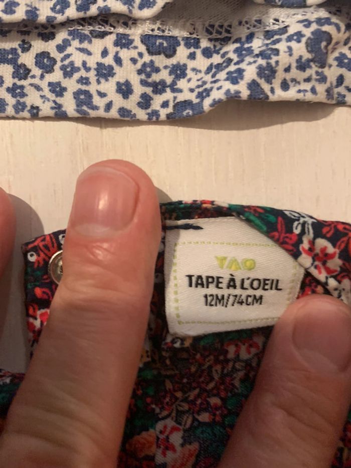 2 blouses enfant manches longues - photo numéro 4