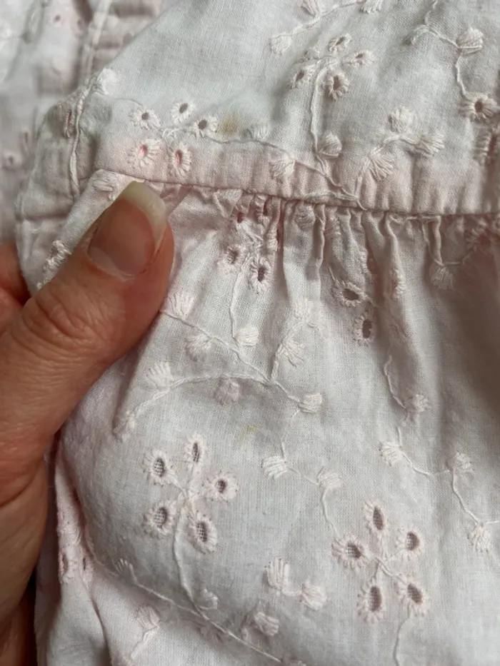 Robe broderie rose 24 mois - photo numéro 7