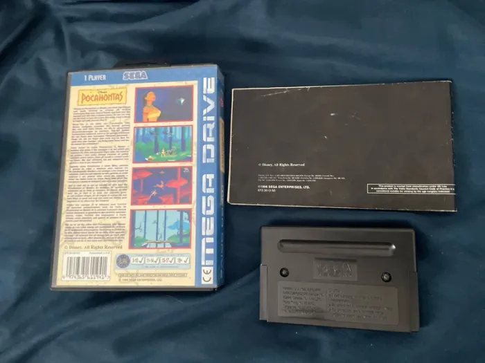 Pocahontas jeu notice sega megadrive mega drive - photo numéro 3