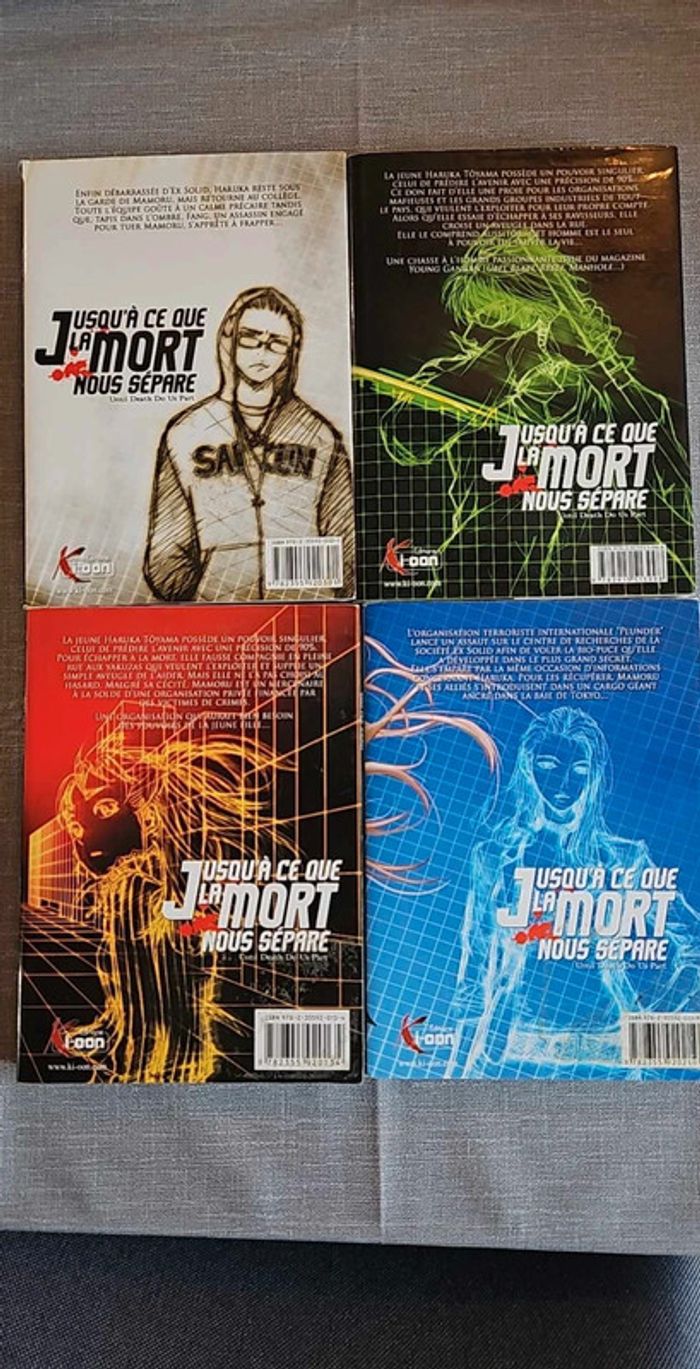 Lot 4 mangas jusqu'à ce que la mort nous sépare - photo numéro 2
