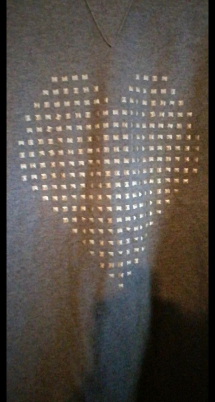 Haut avec cœur, gemo, confortable, t. 16 ans - photo numéro 2