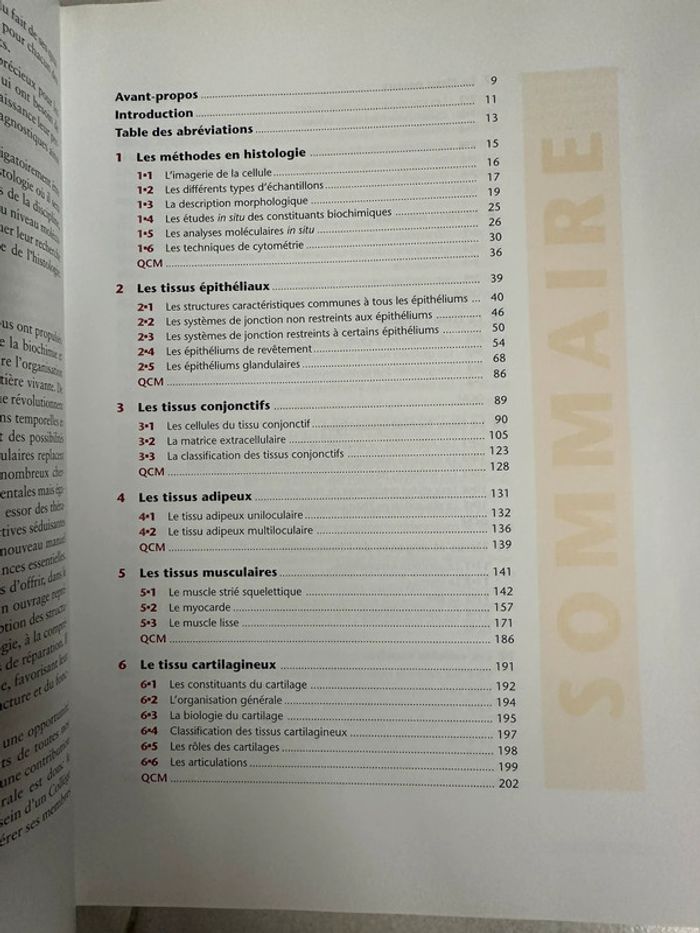 Livre histologie bases fondamentales paces - photo numéro 2