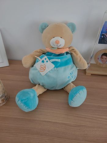 Peluche range pyjama baby mat'