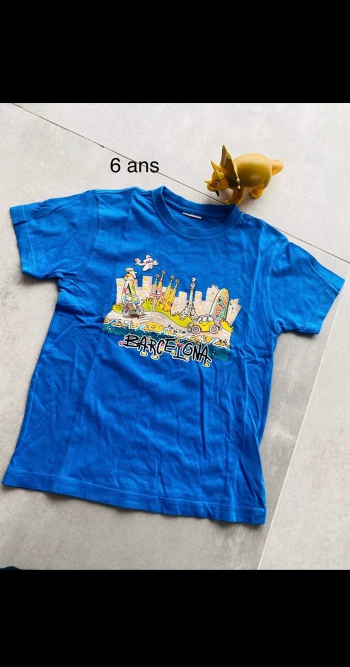 Tee shirt Barcelone 6 ans