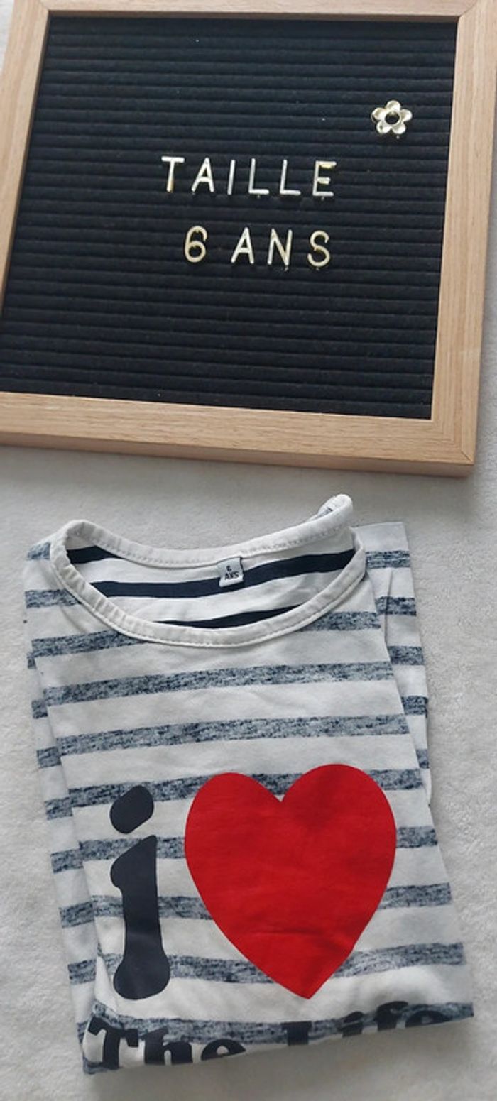 Haut manche longue fille ans