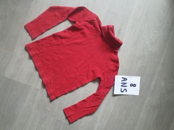 Maillot t-shirt sous pull 8ans garçon