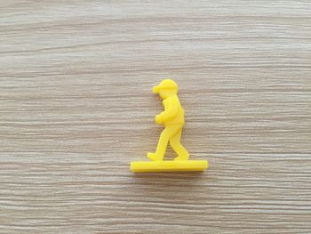 Piéton jaune pièce détachée jeu de société Richesses de France édition Nathan #A42