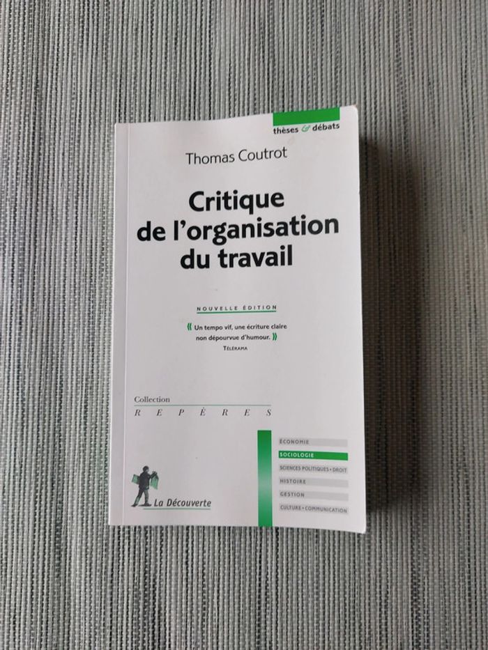 Critique de l'organisation du travail