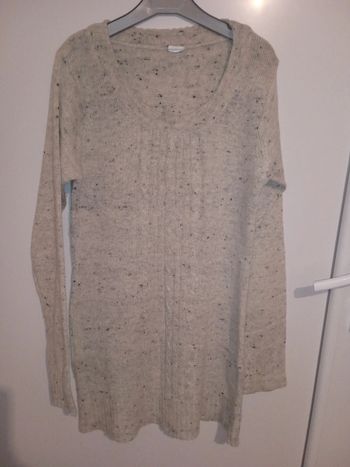 Pull long 40 % laine taille M