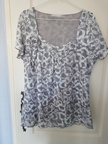 Haut fluide gris Armand Thiery