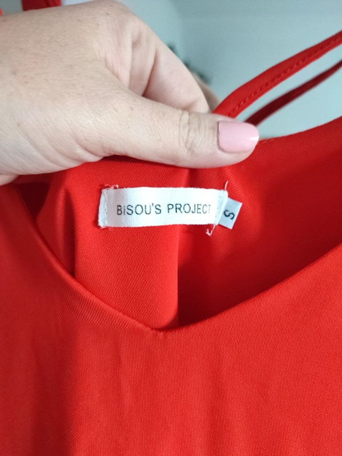 Débardeur fluide rouge - photo numéro 3