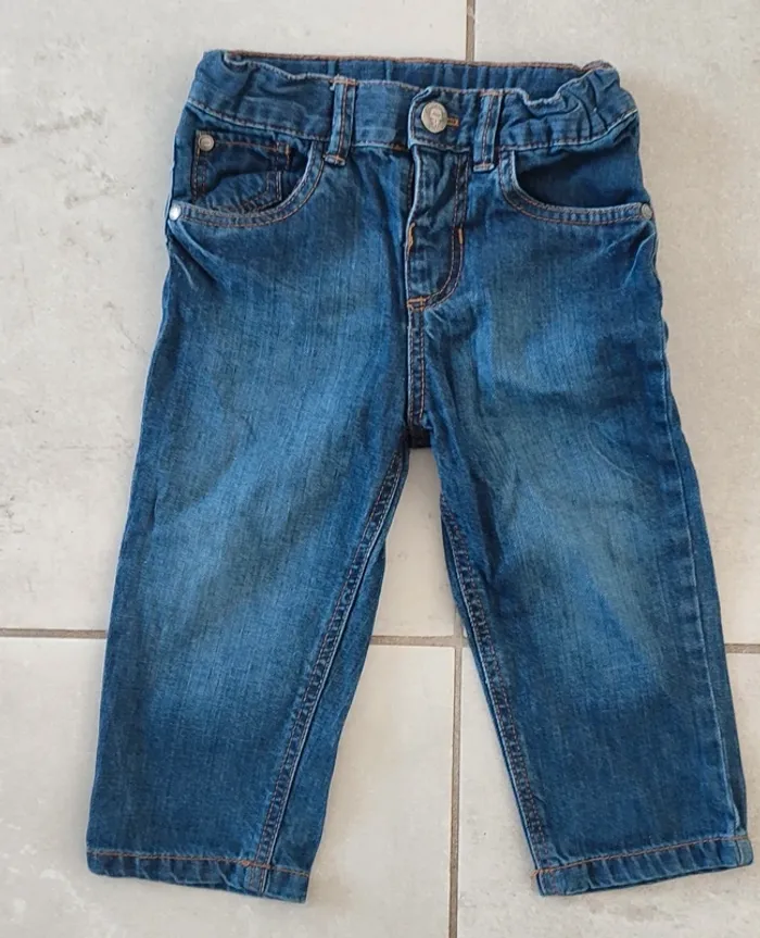 Lot de 2 pantalons hiver garçon taille 18 mois - photo numéro 2