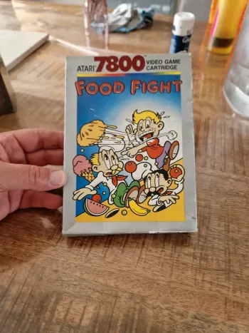 Boite et notice du jeu atari 7800 food fight