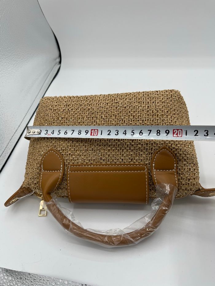 Sac à main bandoulière paille - photo numéro 5