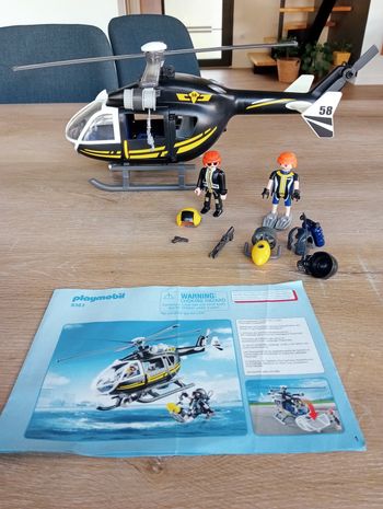 Playmobil 9363 Police Hélicoptère des Forces Spéciales