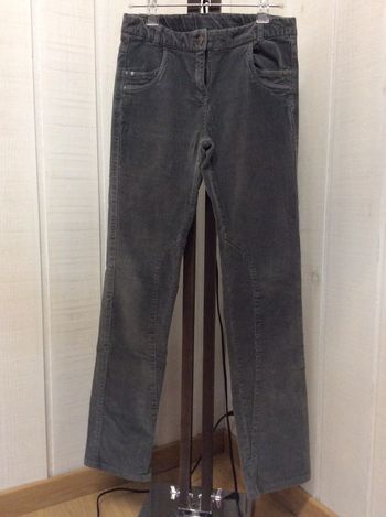 Pantalon velours gris - Bilook - 16a