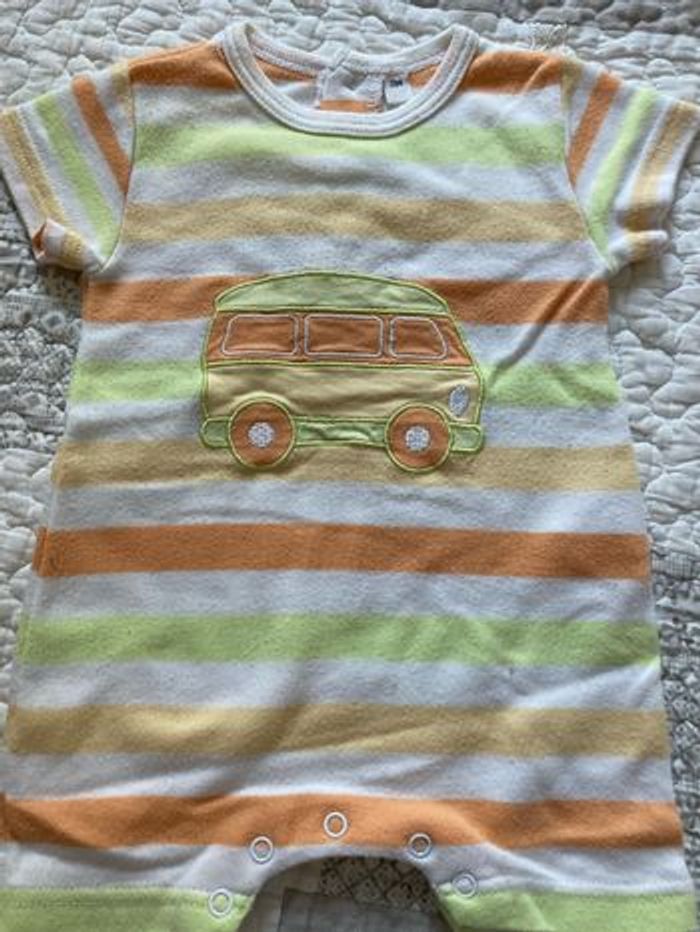 Lot 3 pyjamas short T 3 mois - photo numéro 2