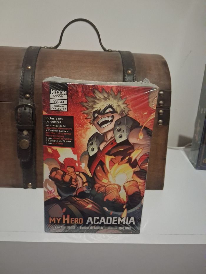 Coffret collector manga My Hero Academia tome 34 édition limitée
