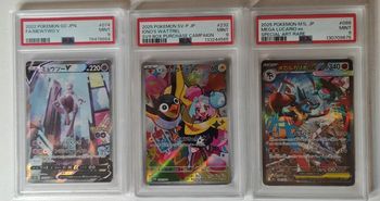 Lot carte gradée PSA9 