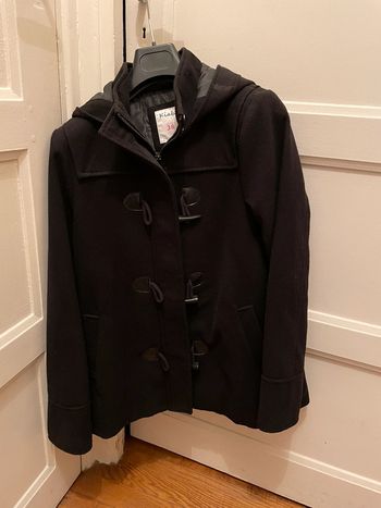 Manteau noir Kiabi taille 38