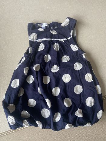 Robe boule à pois