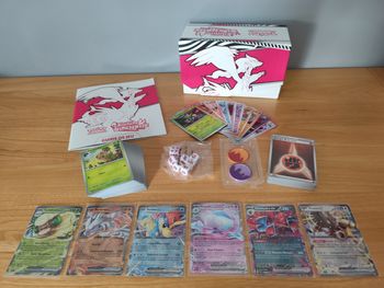 Pokémon flamme blanche : full set communes Holo EX avec ETB
