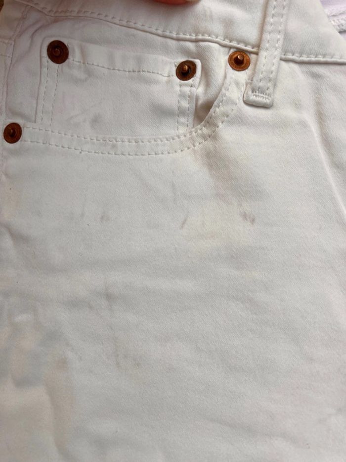 Jean blanc Zara taille 40 - photo numéro 2