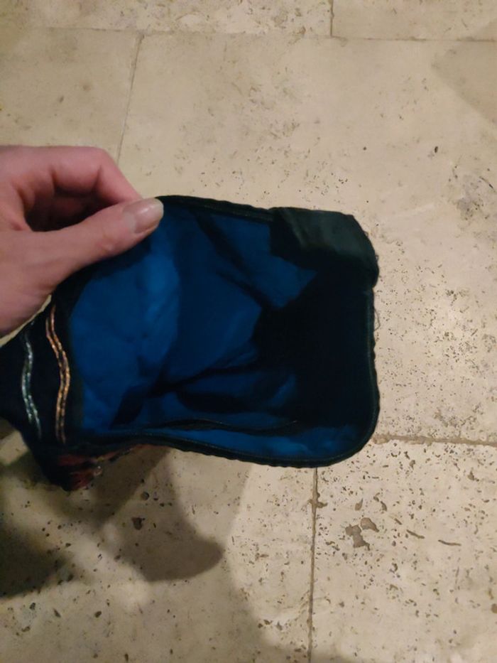 Pochette en tissu et miroirs ronds vintage Ibiza - photo numéro 6