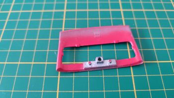 Capot arrière pièce détachée miniature Bburago burago Porsche 911 Carrera 1993 rouge 1/18 1/18e 1/18