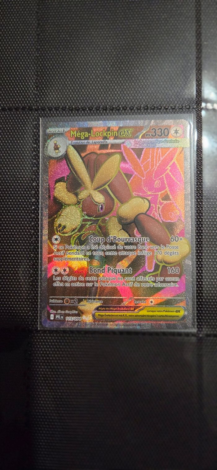 Carte Pokémon Méga-lockpin Ex 115/094
