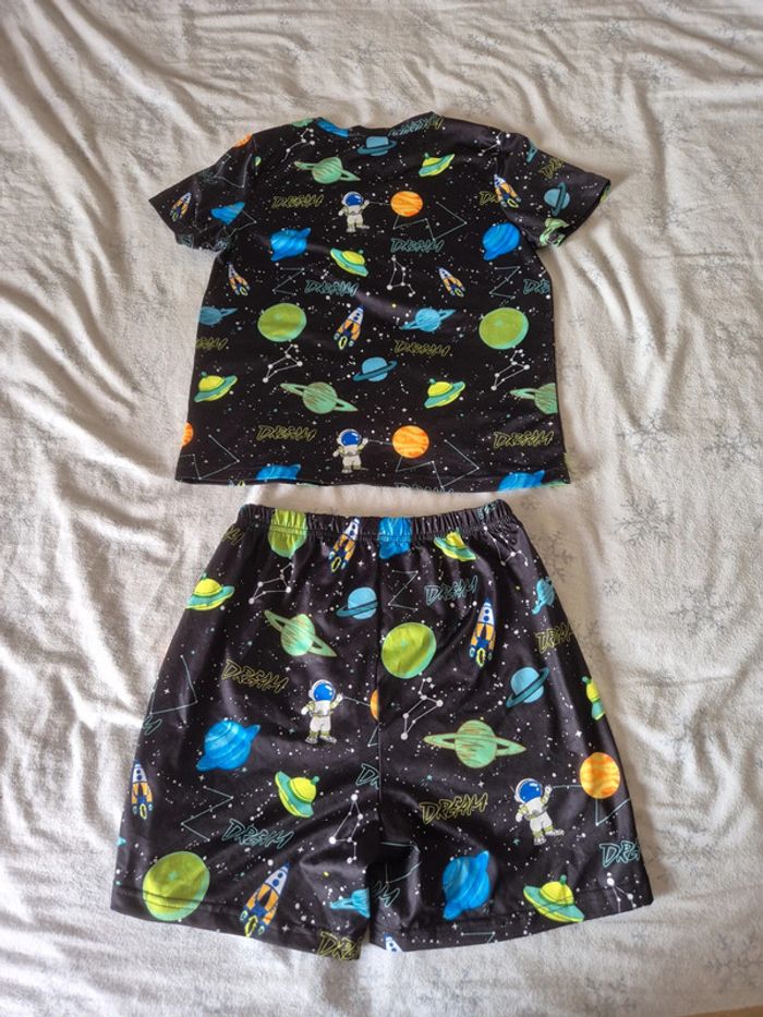 Ensemble pyjama  short+t-shirt 130 cm - photo numéro 6