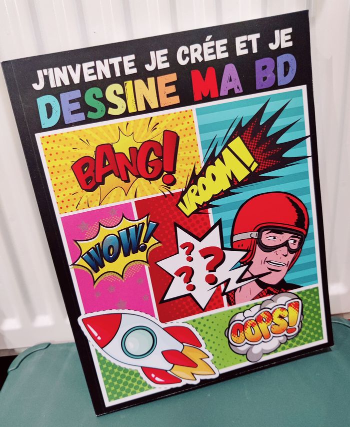 Cahier J'invente, je crée et je dessine ma BD Neuf