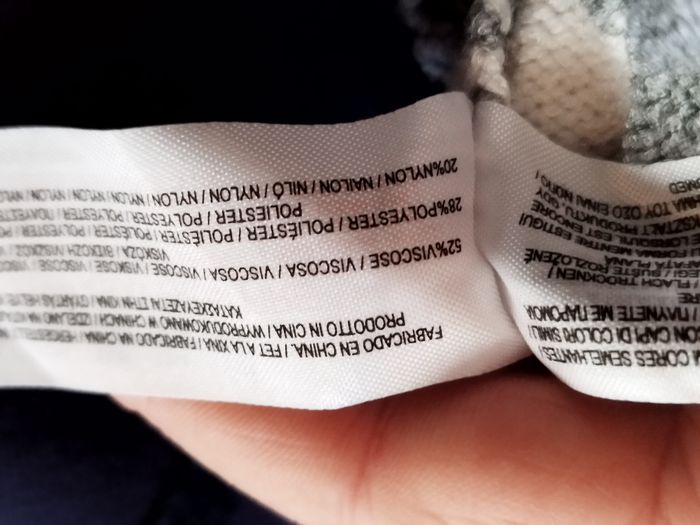 Robe pull / Tunique rayée grise et blanche - photo numéro 5