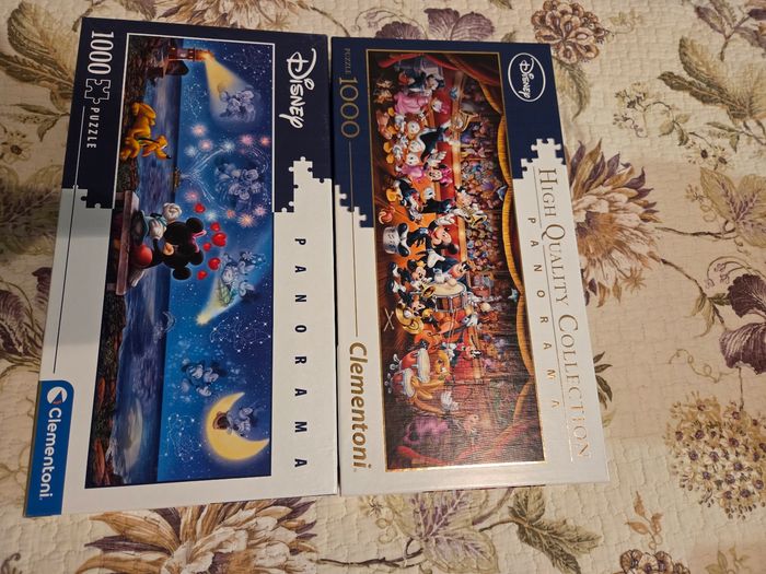 Lot 2 puzzles dysney 1000 pièces - photo numéro 2