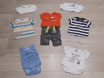 Lot de vêtements été garçon 3 mois (8 pièces)