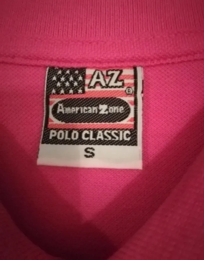 Polo classique rose pour femme, AZ, taille S, neuf - photo numéro 2
