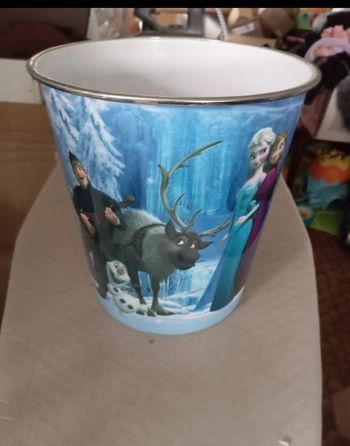 Corbeille à papier reine des neiges