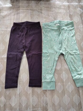 Lot de 2 leggings