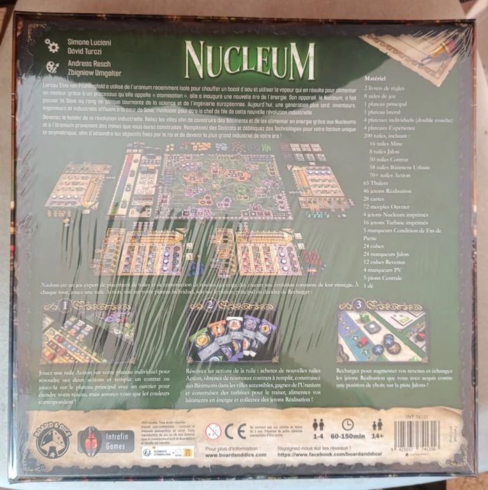 Nucleum - Jeu de société sous emballage - Prix Ferme - photo numéro 2