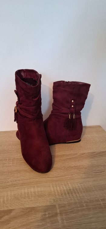 Bottines prunes