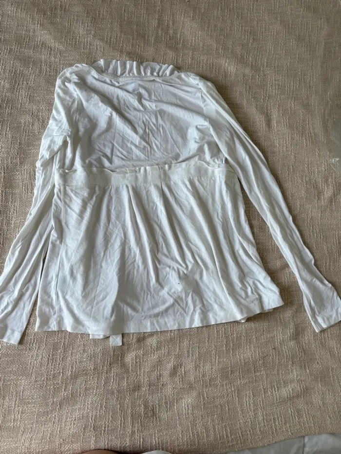 Gilet long blanc Cop Copine – Taille 2 - photo numéro 2