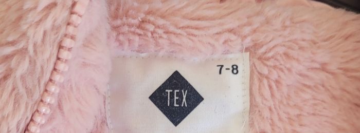 Veste fourrure rose clair pour fille marque tex - photo numéro 3