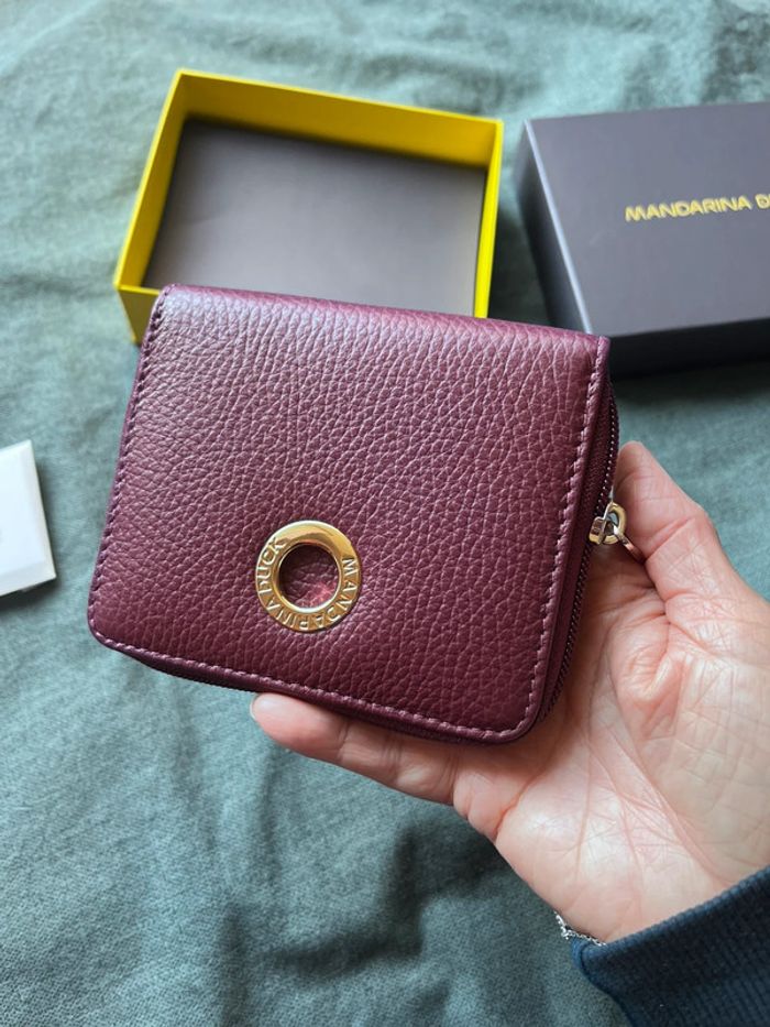 Portefeuille Mellow Leather Wallet Mandarina Duck - photo numéro 2