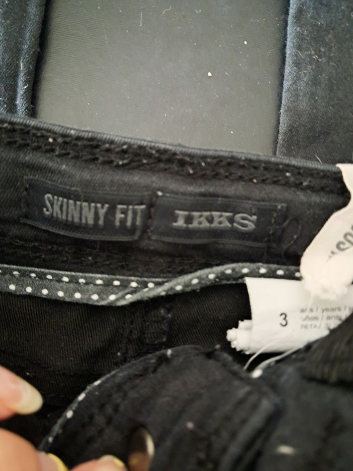 Pantalon slim ikks noir - photo numéro 2