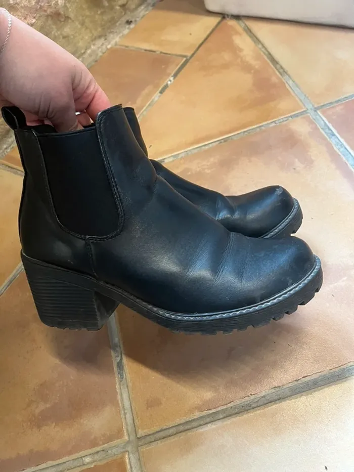 Bottine à talon noire - photo numéro 6