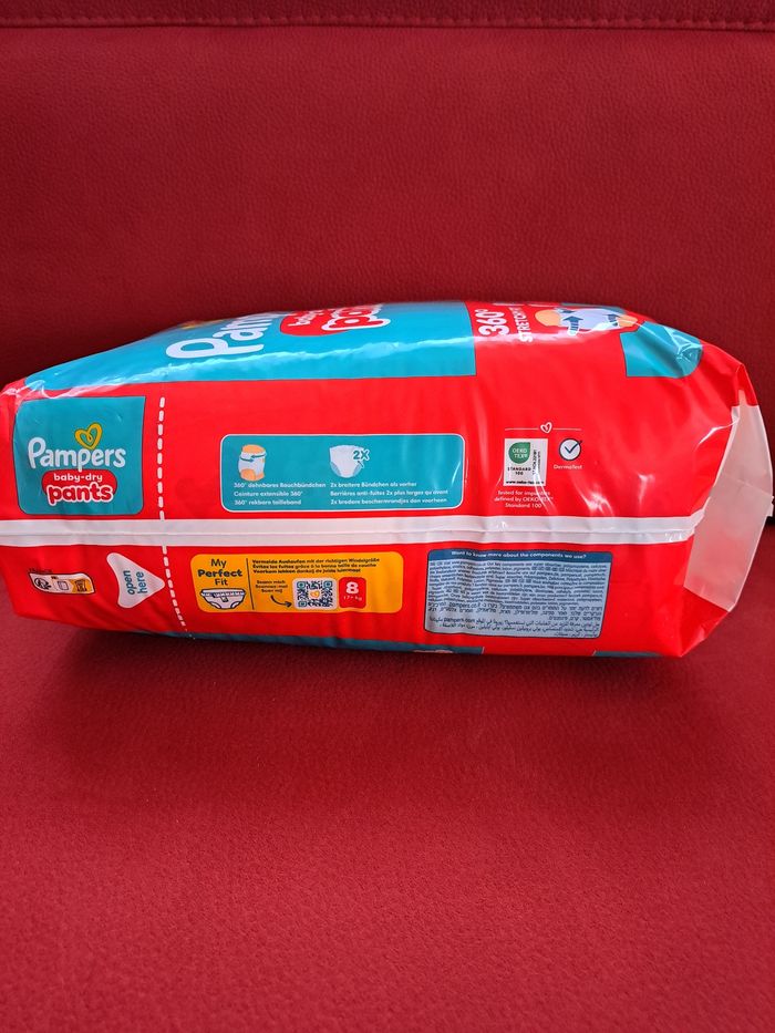 Culottes Pampers Pants baby-dry T8 x 26 - Neuves - photo numéro 5