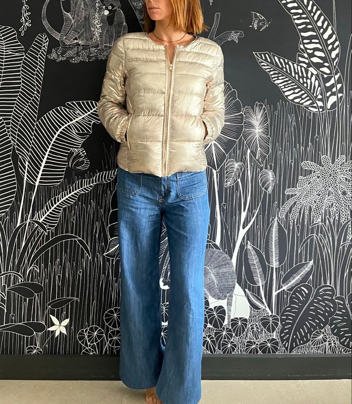 Doudoune dorée Promod