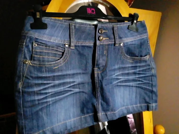 Mini jupe en jean's