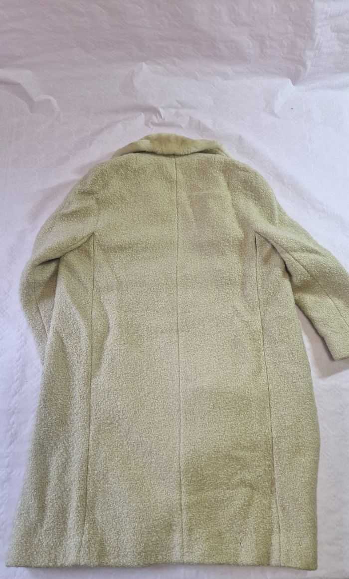 Manteau long  , hiver  , femme , teddy  , Valbère  , vintage  , taille M - photo numéro 5