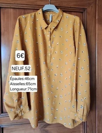 Chemise NEUVE pour femme taille 52